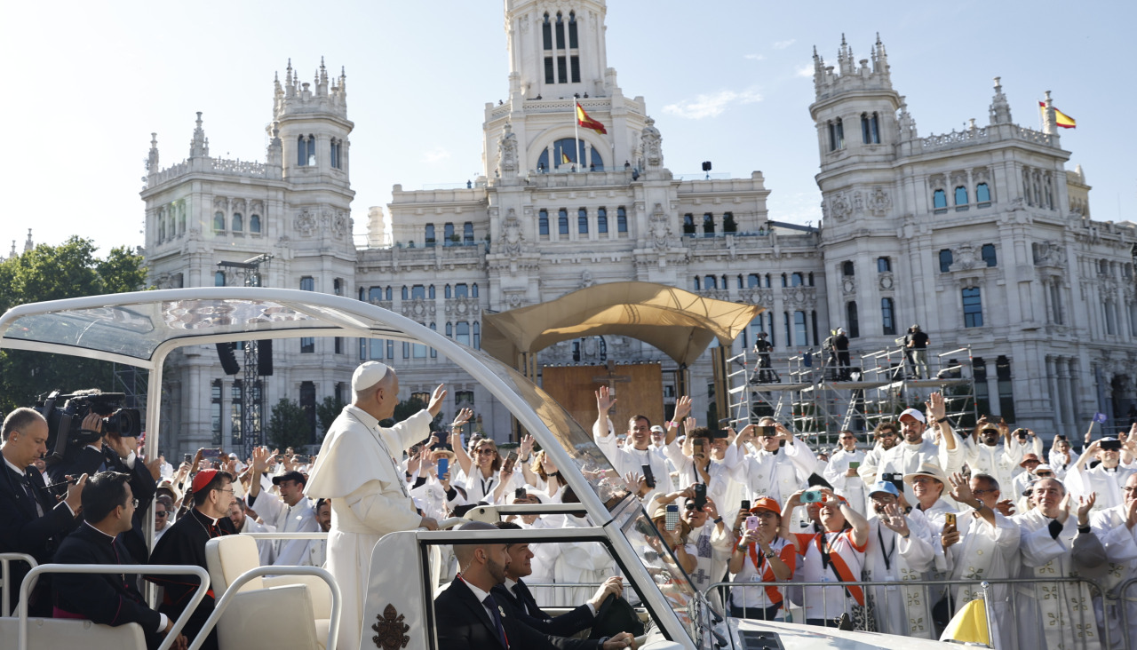 Misa del papa en Cibeles