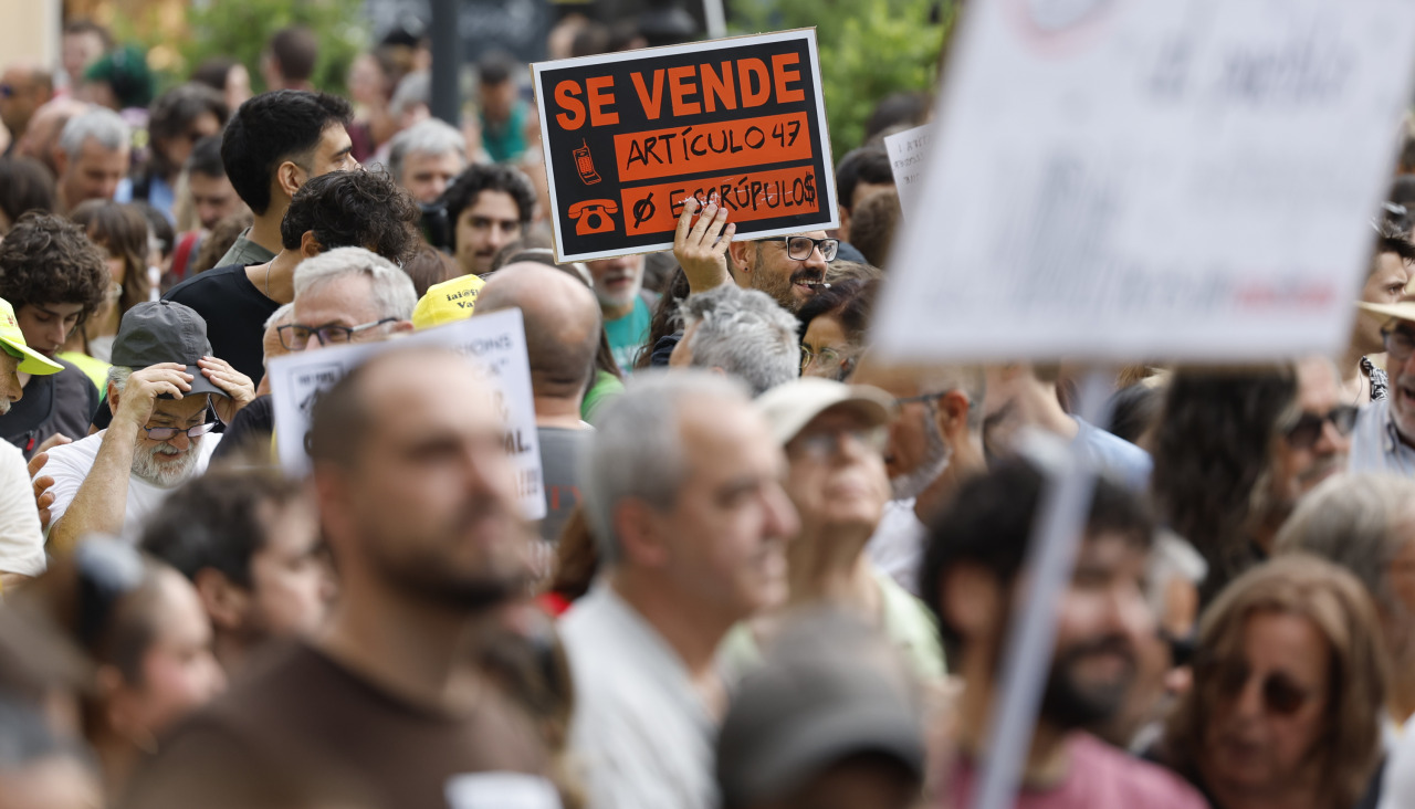 Manifestación por el precio de la vivienda