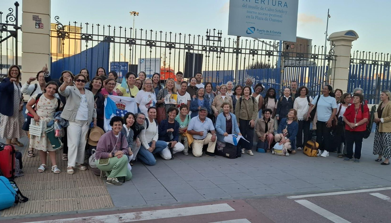 Expedición coruñesa para ve el papa en Madrid