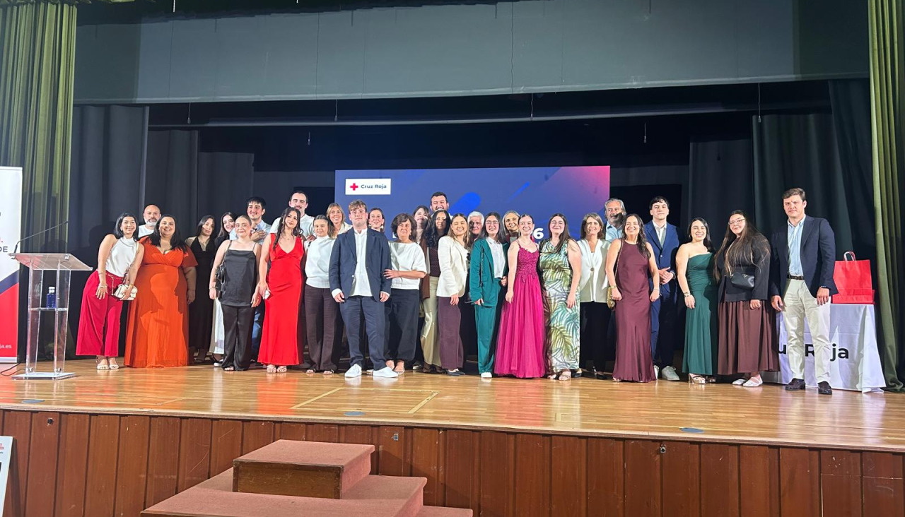 Graduación de los estudiantes de FP del Centro de Formación de Cruz Roja en A Coruña