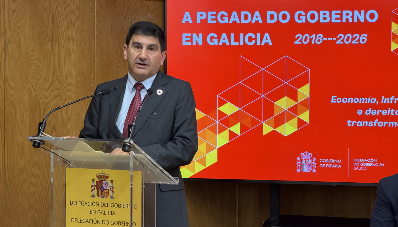 Blanco, durante su rueda de prensa
