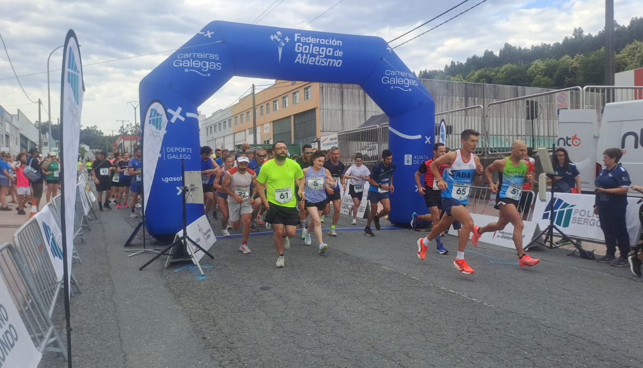 El Urban Trail de Bergondo, que contó con medio millar de participantes