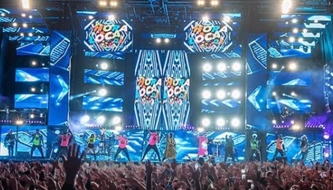 Una de las actuaciones de la orquesta Panorama