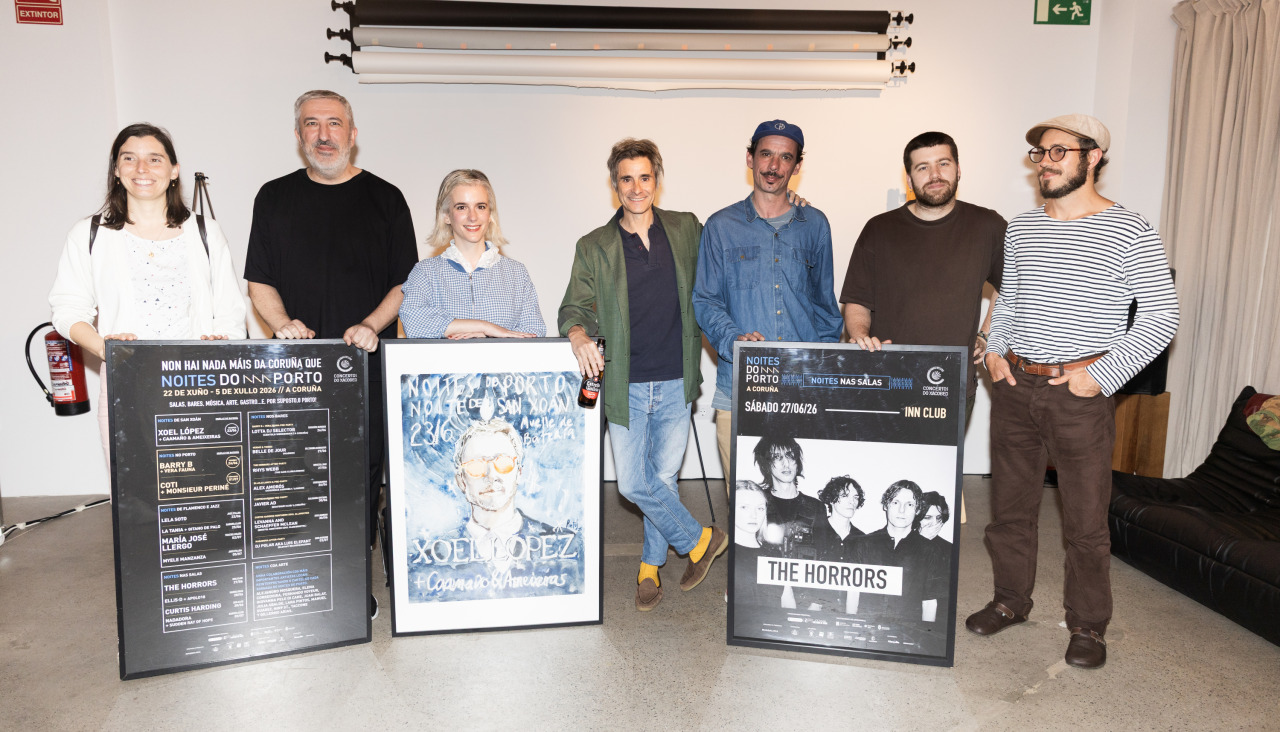 Foto de familia en la presentación de Noites do Porto