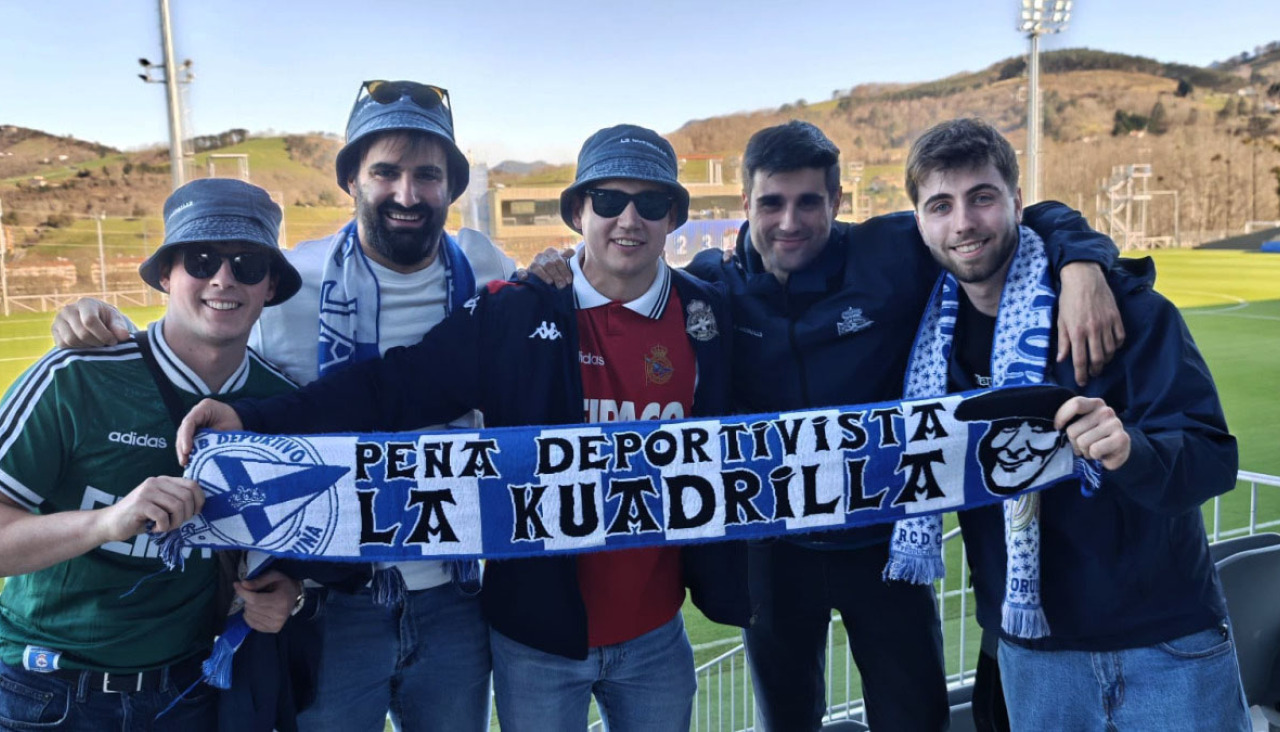 La Kuadrilla, en un desplazamiento