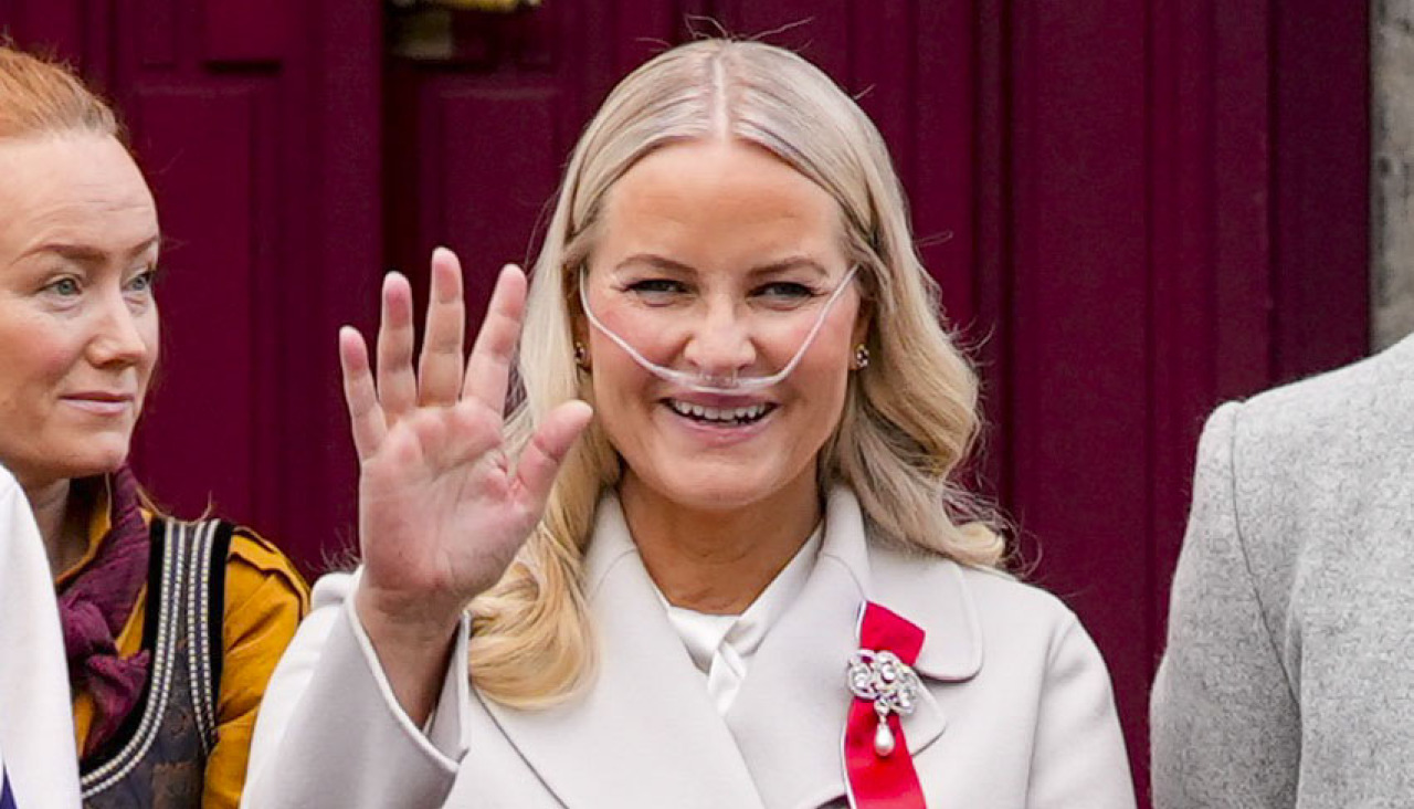 Fotografía de archivo de la princesa heredera de Noruega Mette-Marit