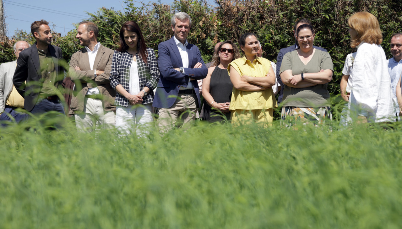 Rueda visitó las plantaciones experimentales en el CFEA de Guísamo