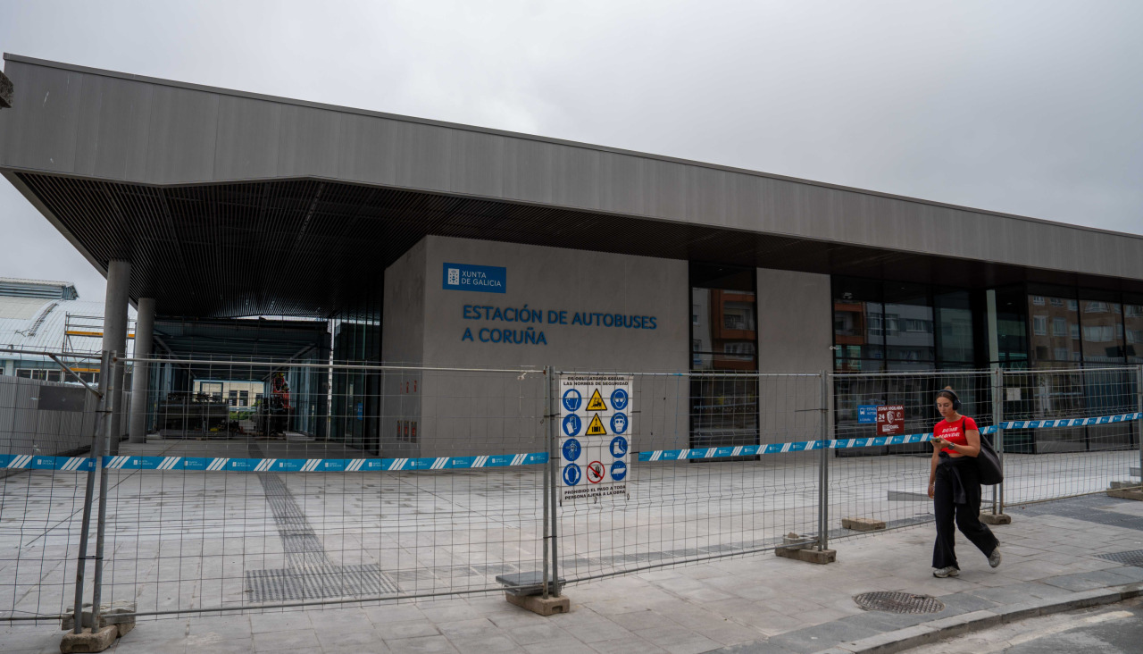 Fachada de la nueva estación de autobuses