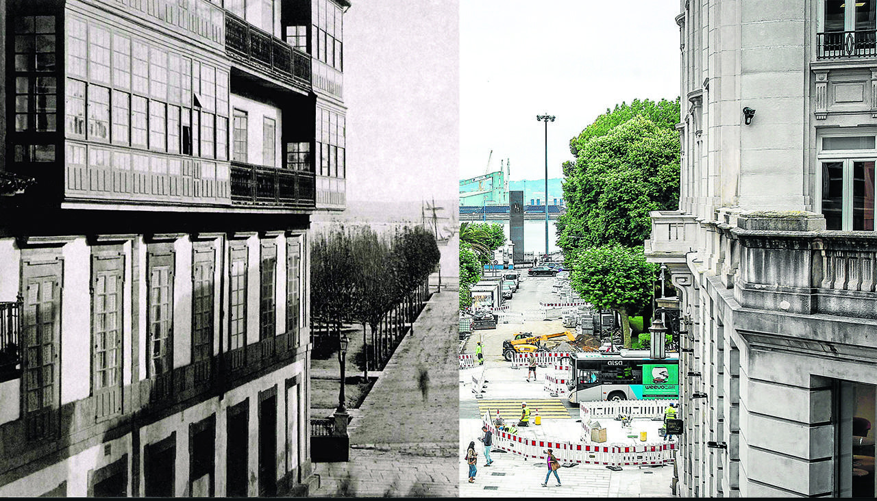 Comparativa calle Santa Catalina