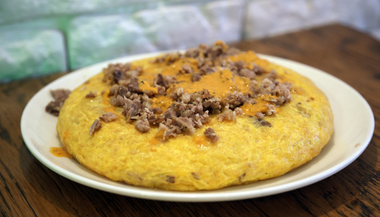 La tortilla de churrasco de Volteo