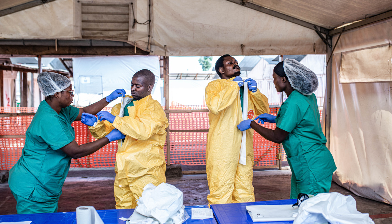 Centro de tratamiento de ébola en Goma, capital de Kivu del Norte