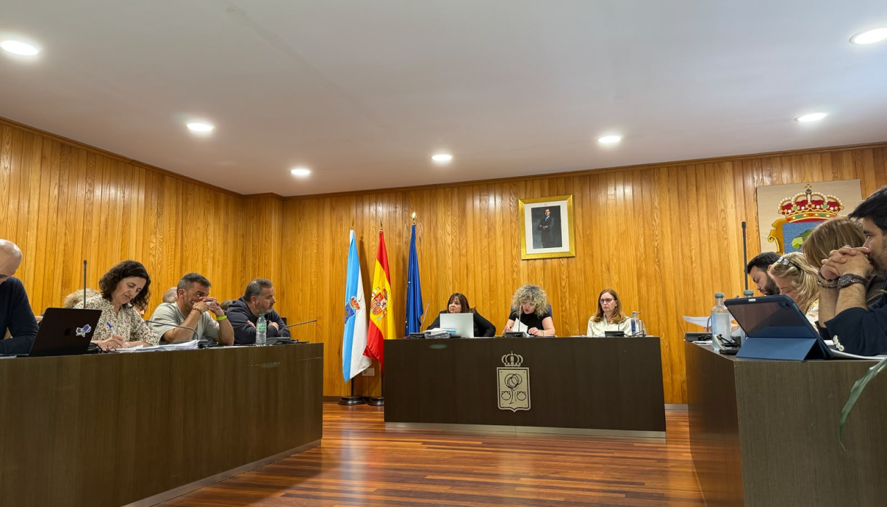 Imagen del pleno ordinario de Cambre