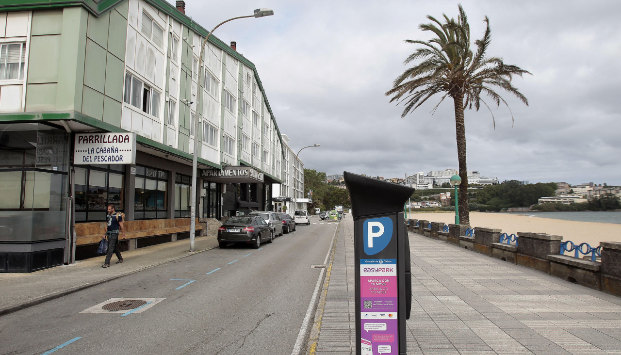Parquímetro ubicado en Santa Cristina