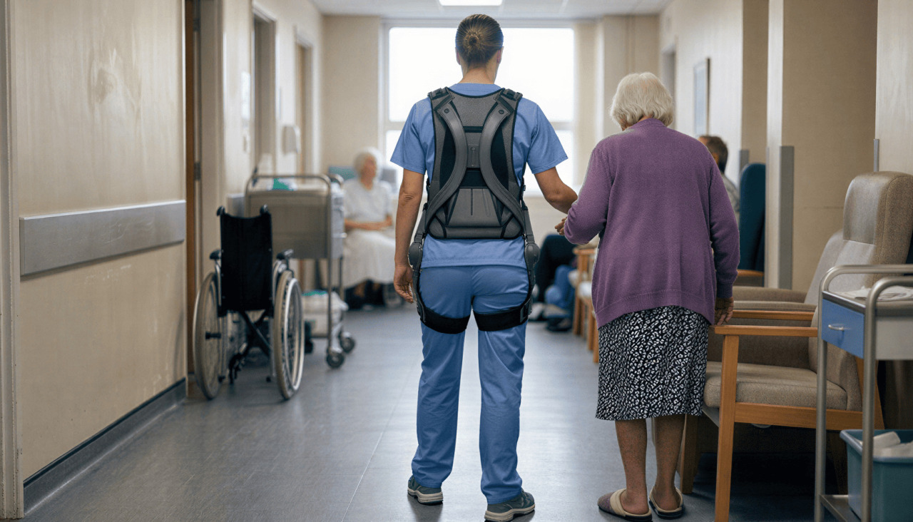 Imagen del futuro exoesqueleto del proyecto Exocare