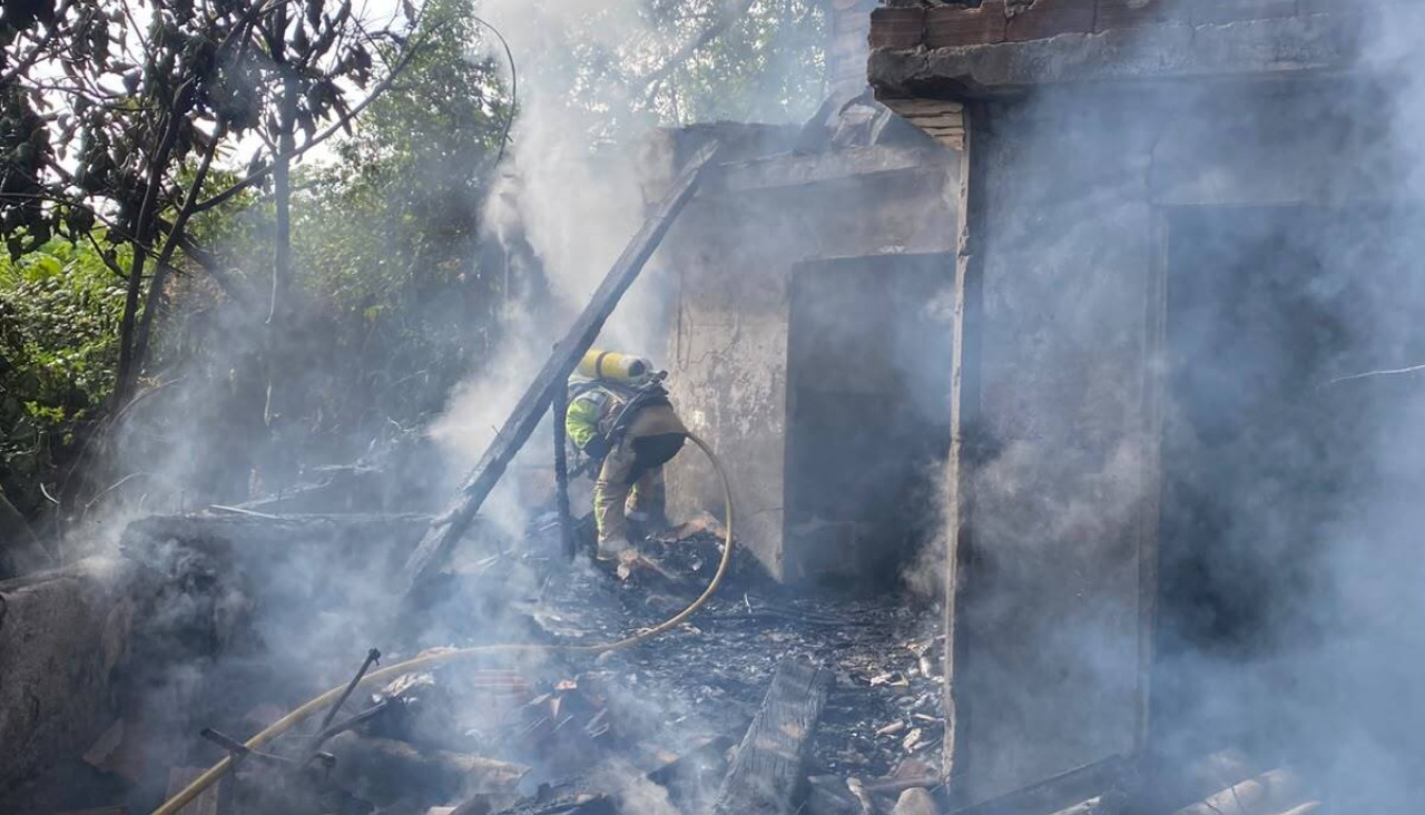 Incendio en Monte Patelo