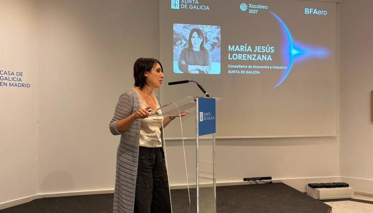 María Jesús Lorenzana durante su participación en el evento