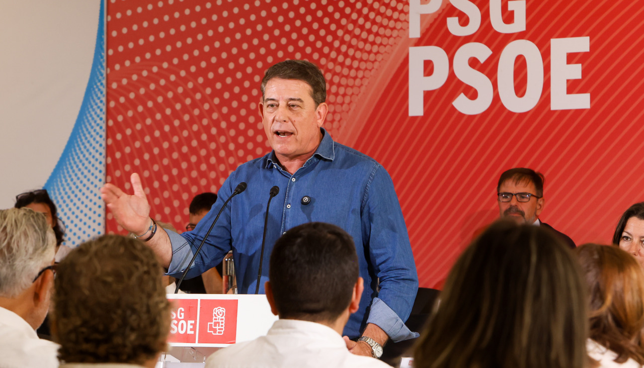 El secretario xeral del PSdeG, José Ramón Gómez Besteiro