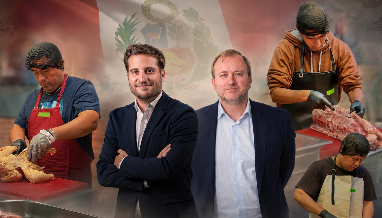 Diego Carbajosa (Talento Grupo Internacional) y Daniel Bianchi (Carnimad)