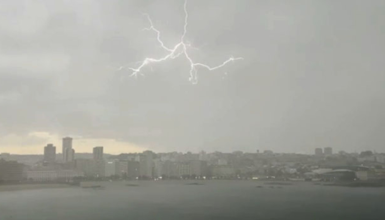 A Coruña vive su segunda tormenta de verano