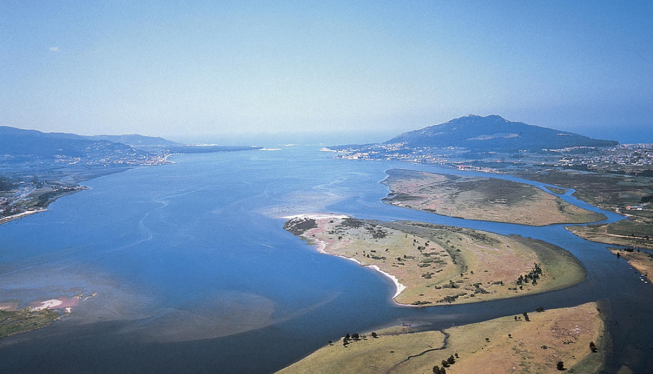 Desembocadura del río Miño en A Guarda