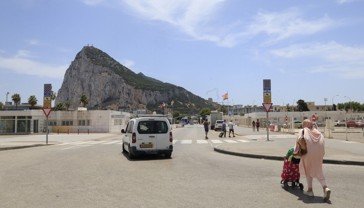 Vista del Peñón de Gibraltar
