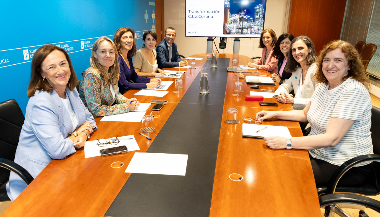 Reunión de la Xunta con Repsol