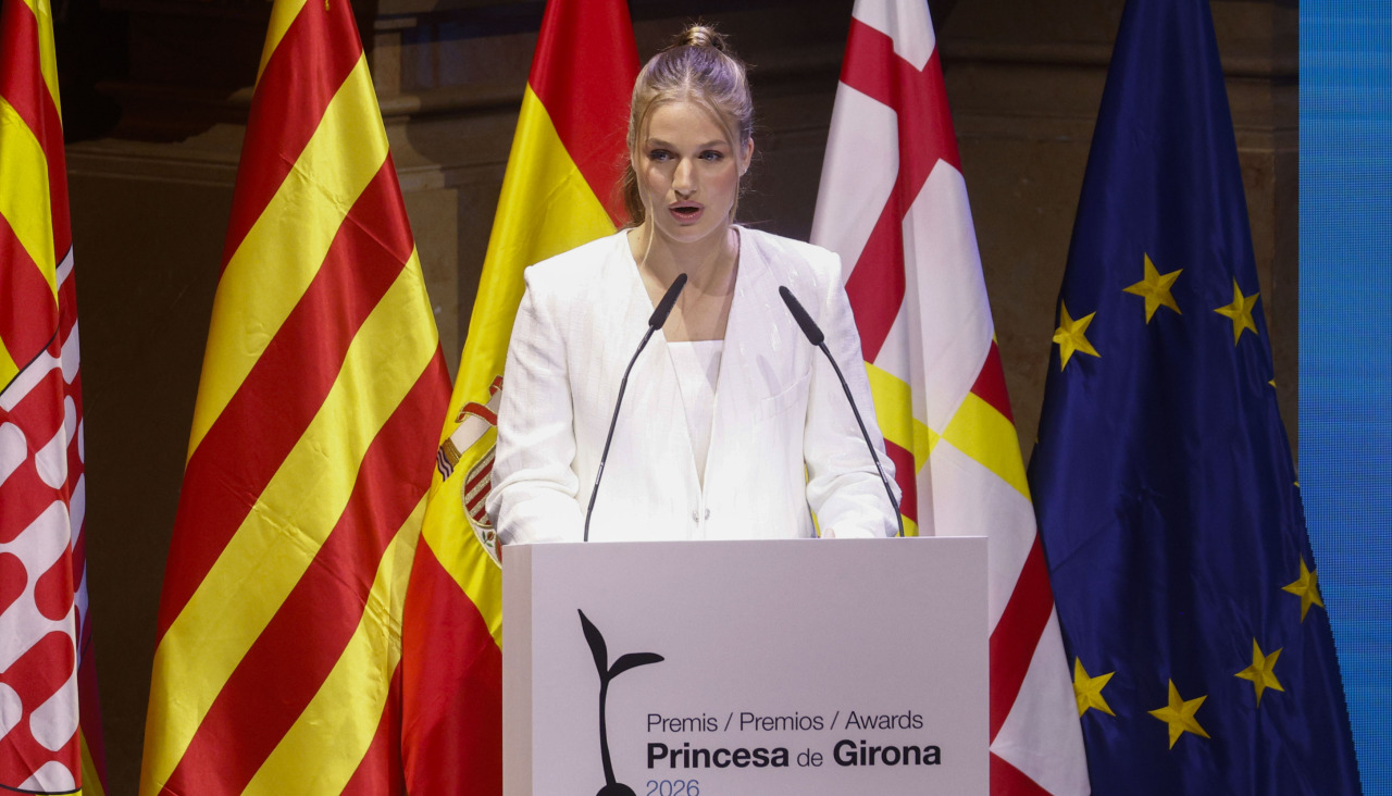 La princesa, en su intervención de este martes en la entrega de premios