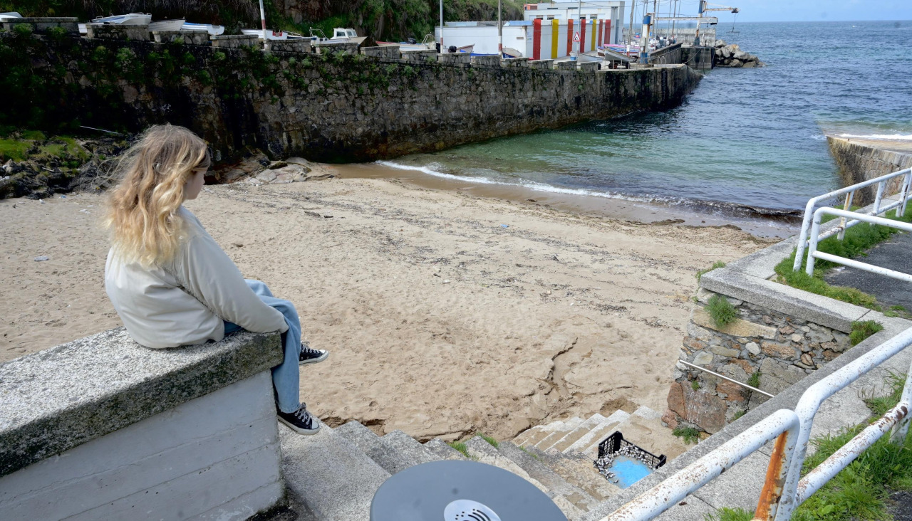 La playa de O Portiño