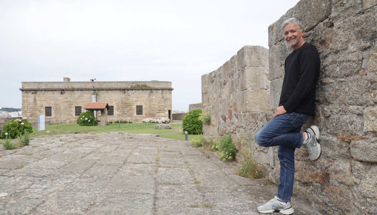 Jano Muñoz, en el castillo de San Antón