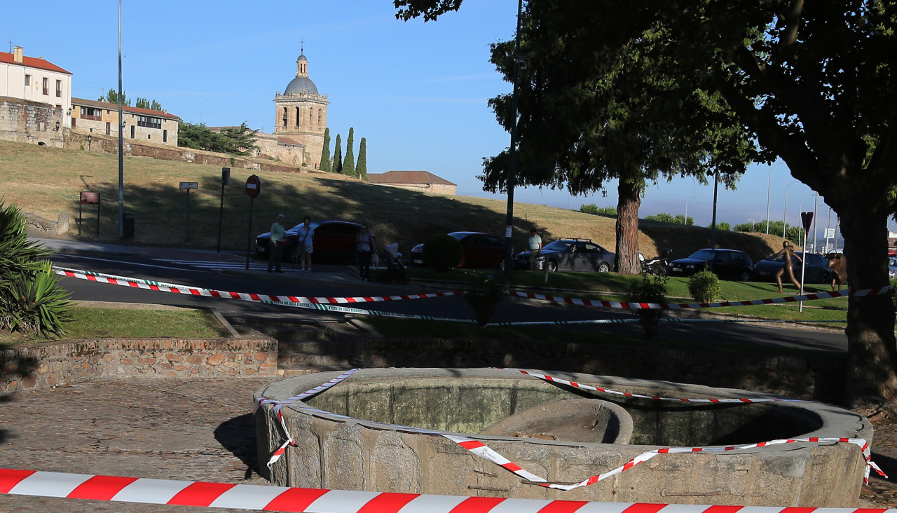 Una persona ha fallecido y otra ha resultado herida esta madrugada tras el derrumbe de la fuente de la Glorieta del Árbol Gordo, en Ciudad Rodrigo (Salamanca), durante las celebraciones por el Mundial el suceso se produjo a las 00.33 horas, cuando la sala de operaciones recibió varias llamadas alertando del colapso de la fuente sobre algunas de las personas que se encontraban concentradas en el lugar