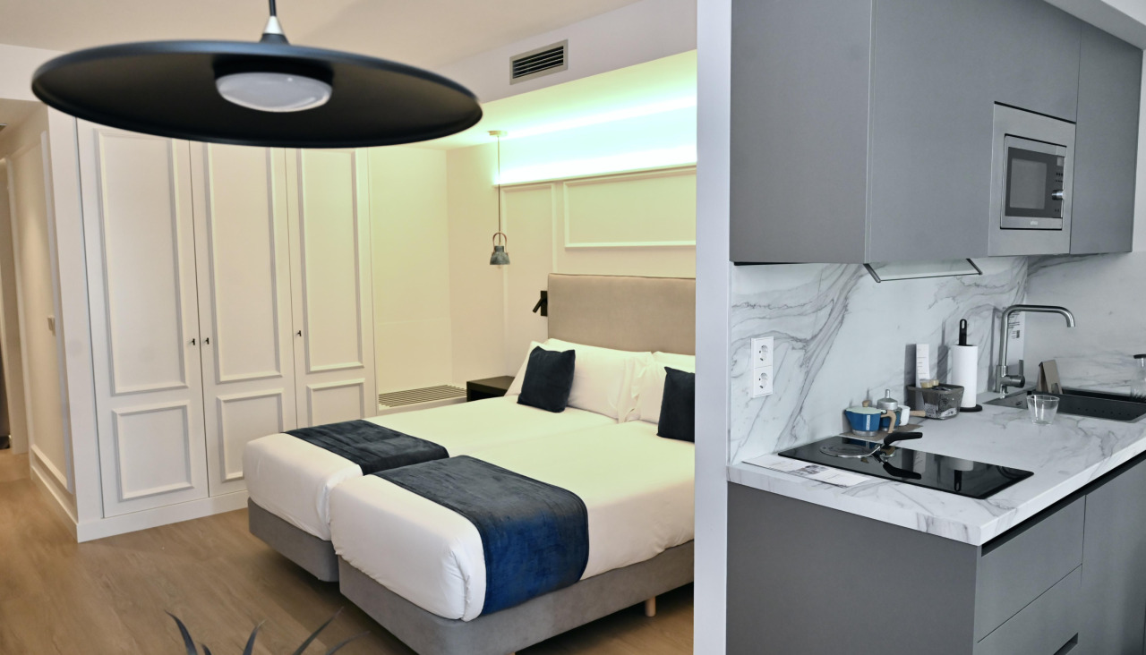 Una de las habitaciones de Marina 30