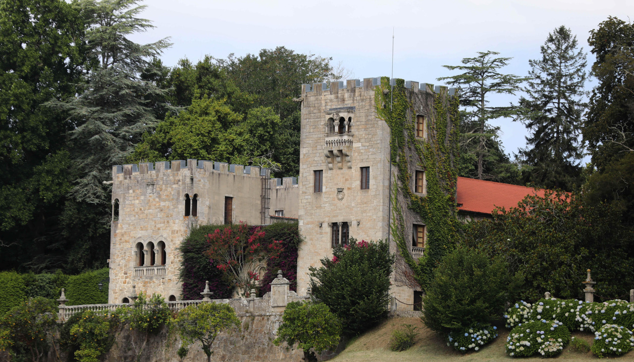 Pazo de Meirás, esta misma mañana