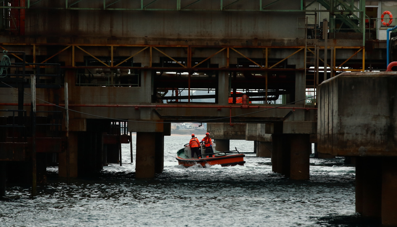 El trabajo de los Amarradores en A Coruña
