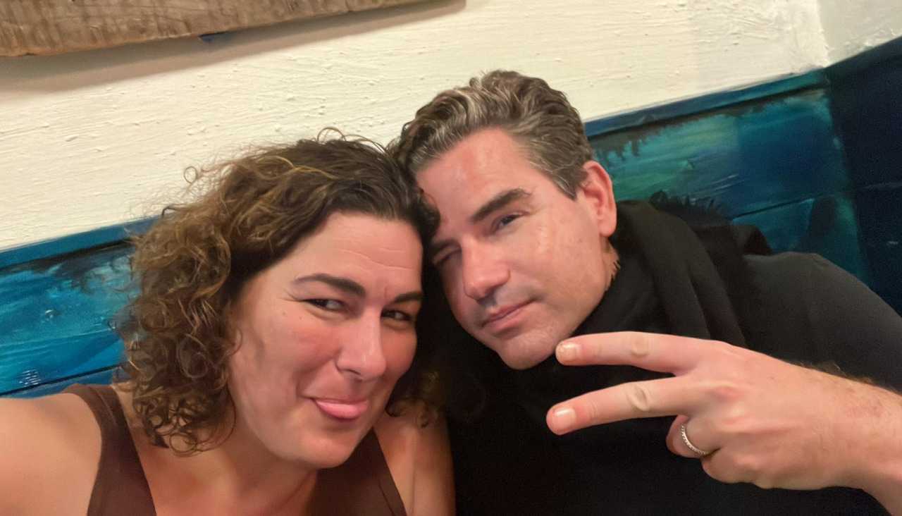 Mery Bristol y Marc Gili, juntos en una reunión