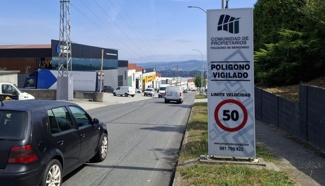 Panorámica del polígono de Bergondo