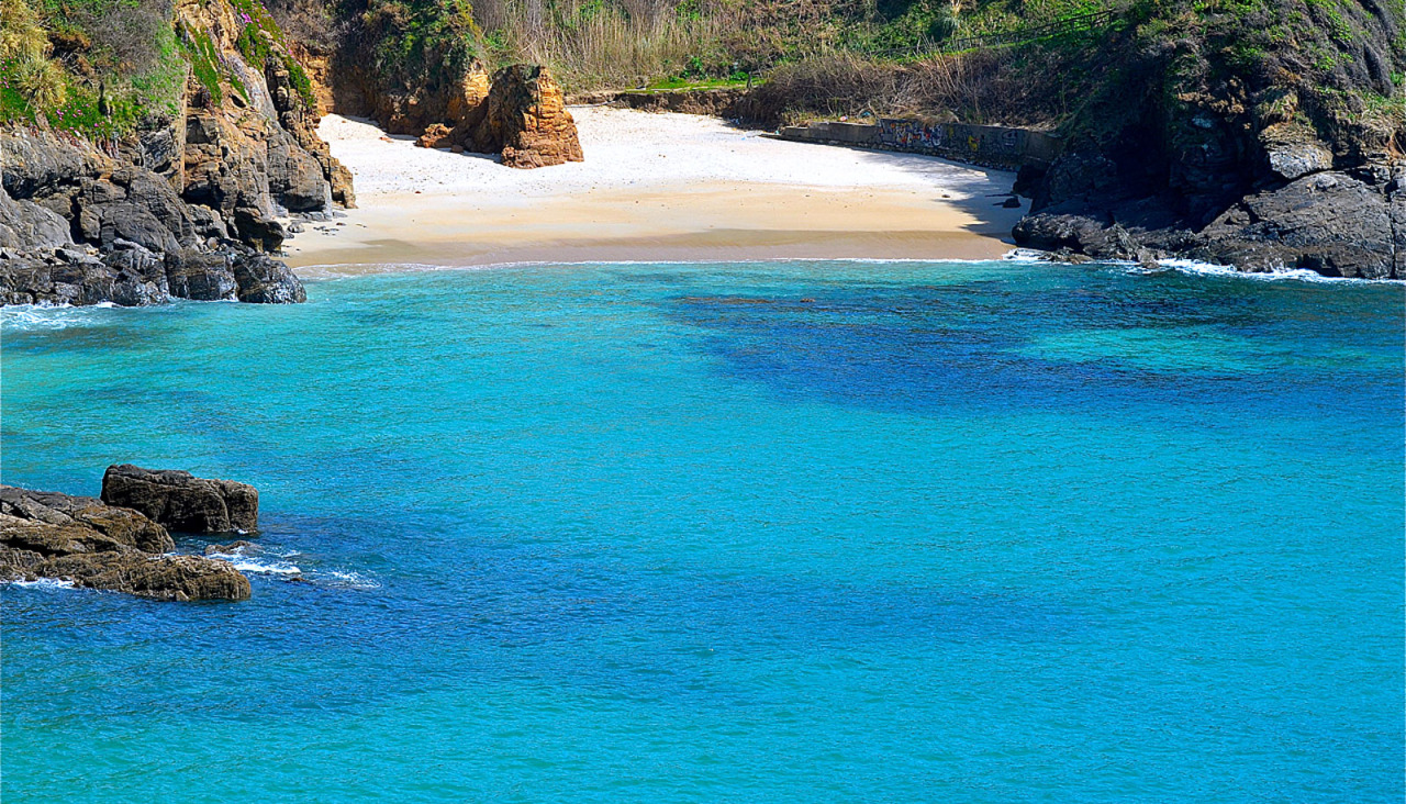 Panorámica de la playa de Canabal