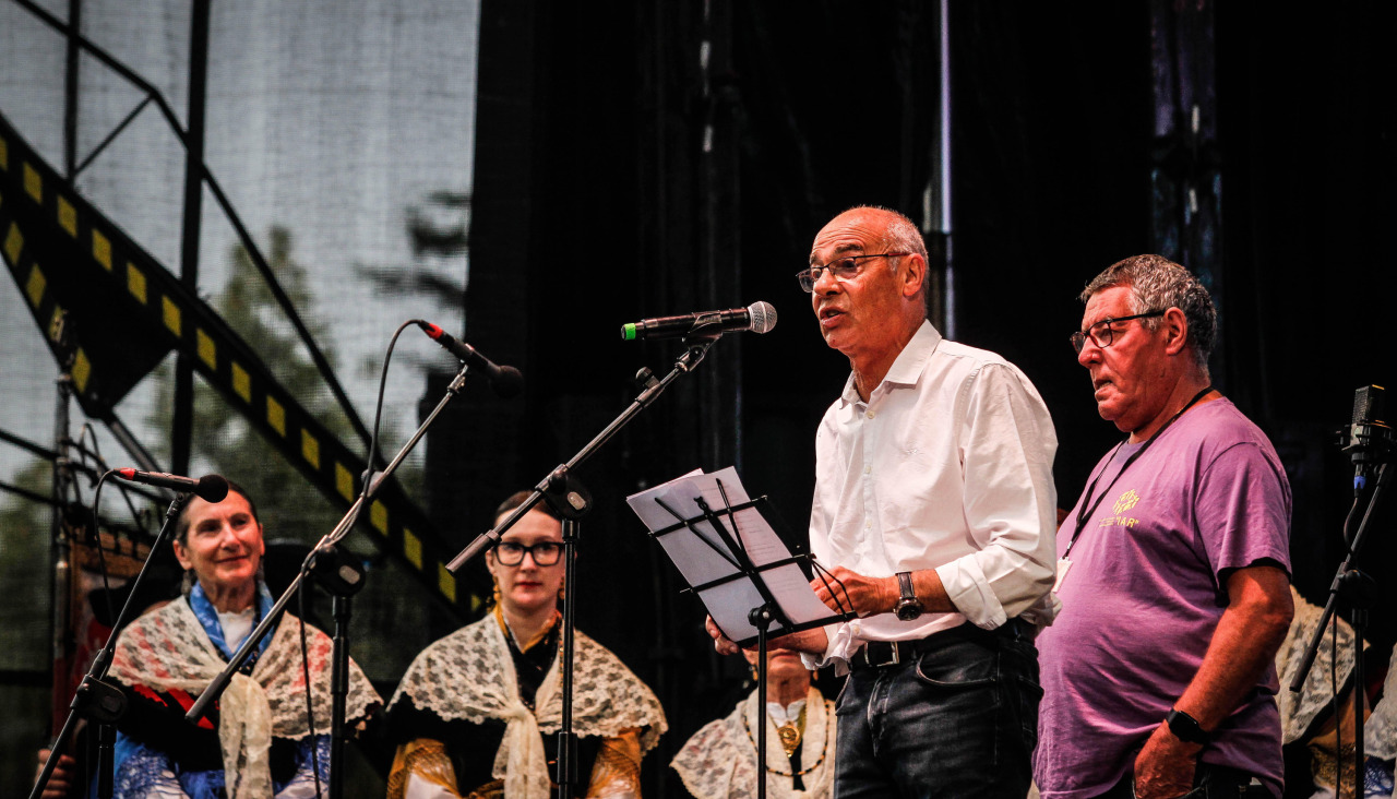 quintana. francisco jorquera pregonero de las fiestas del Castrillón