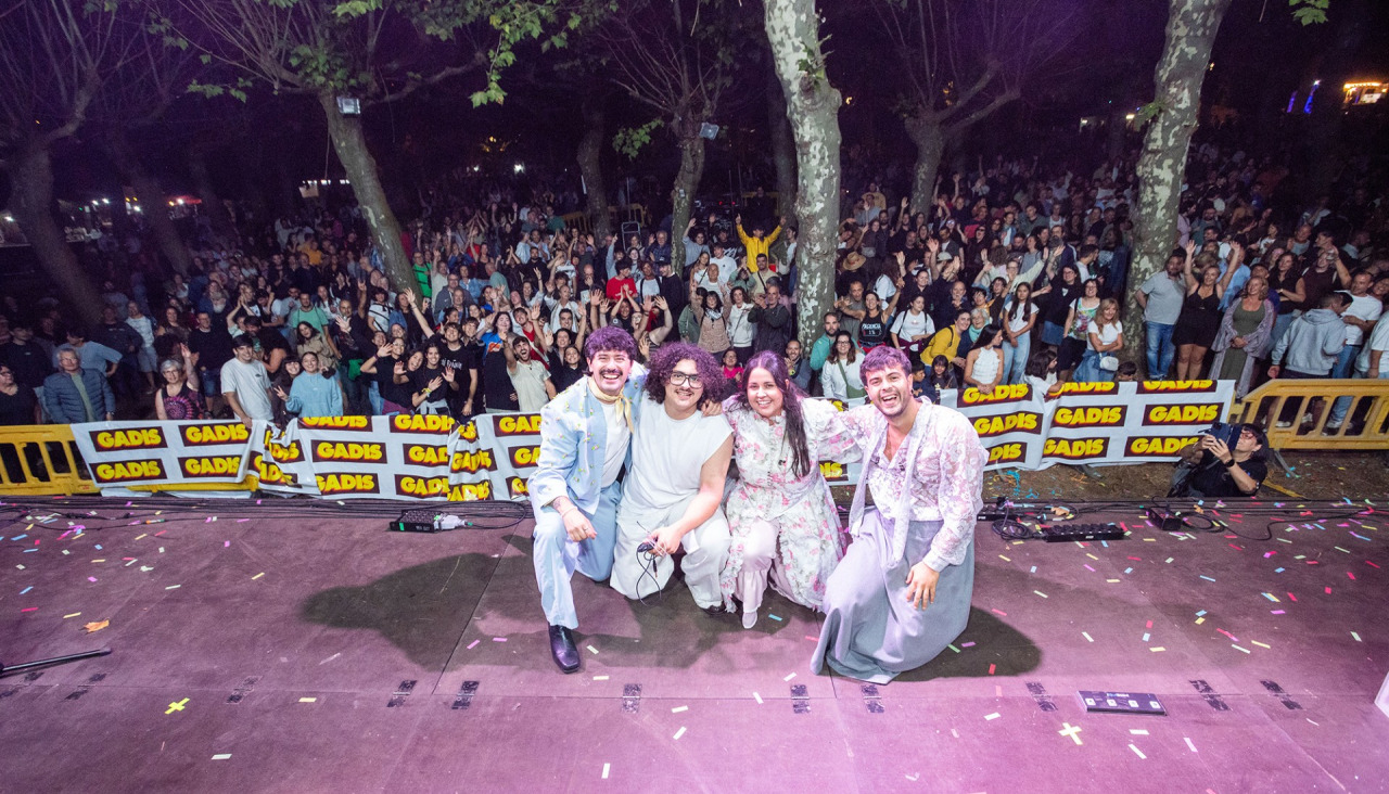 Alana, tras su actuación en el festival de Guísamo