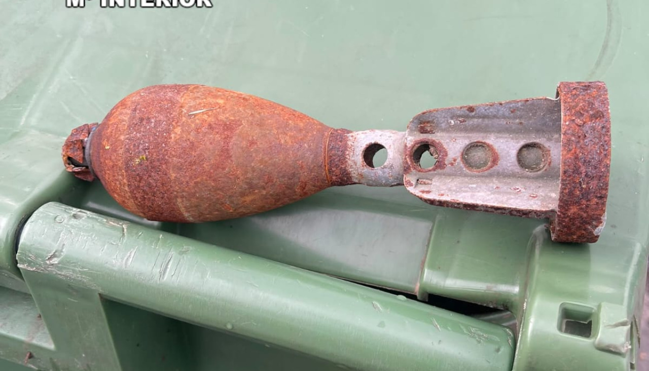 Artefacto Guerra Civil encontrado en Bergondo 3