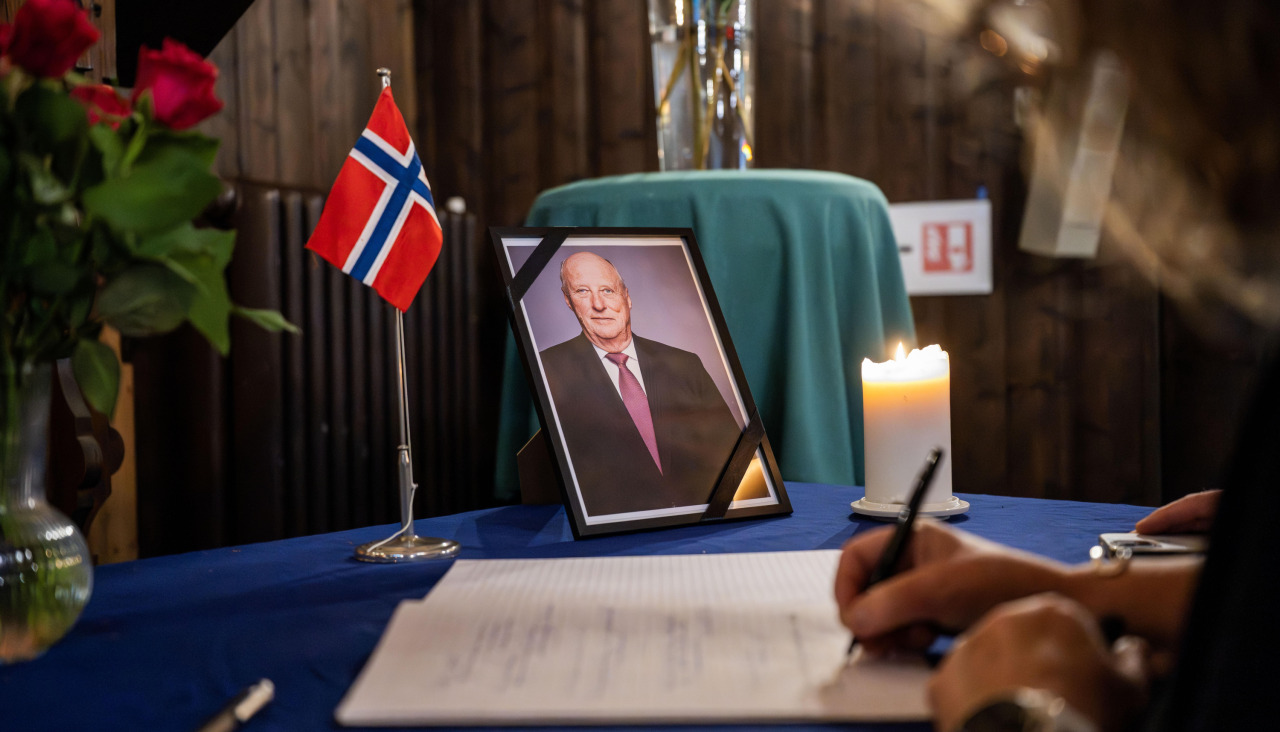 Capilla ardiente de Harald de Noruega