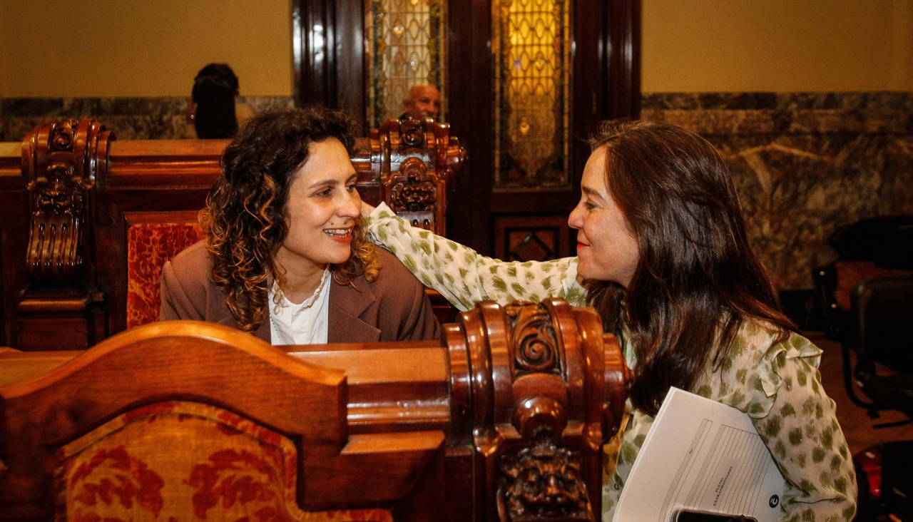 Avia Veira e Inés Rey