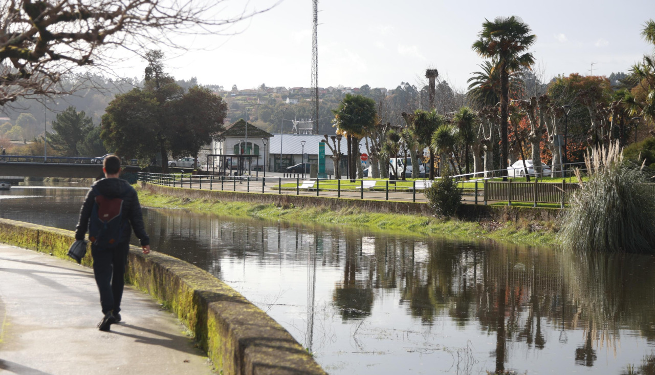 Río Mendo, antes de unirse al Mandeo, en Betanzos