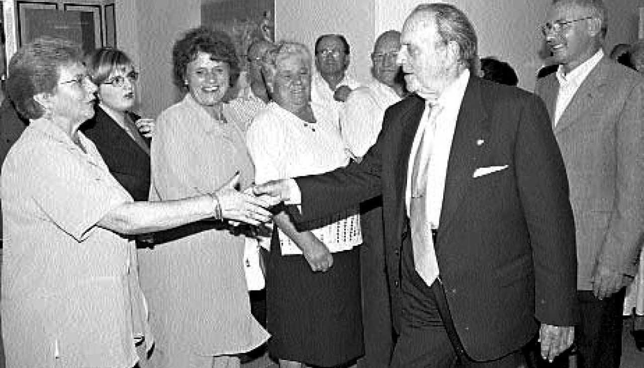 Manuel Fraga en Arteixo