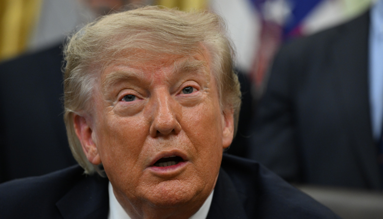 Donald Trump, en el despacho oval de la Casa Blanca, este lunes