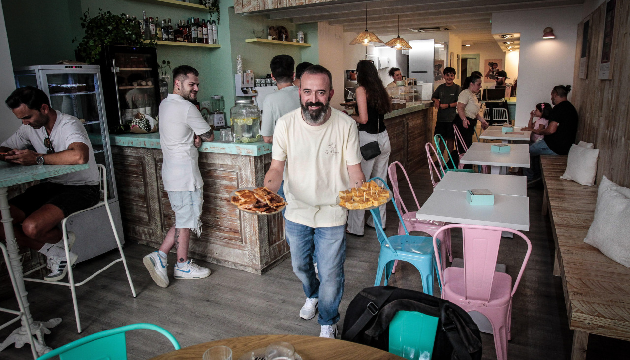 El personal de La Nonna Brunch, durante la inauguración