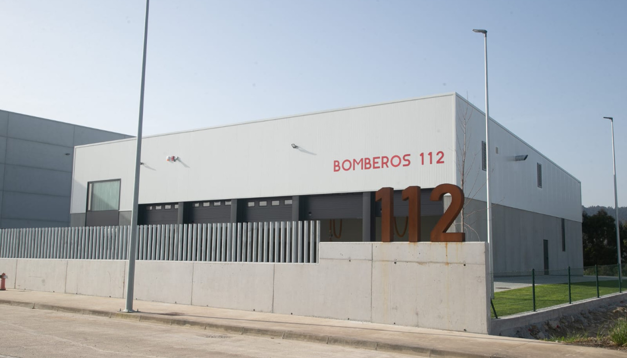 Instalaciones del Parque de Bomberos de Arteixo en Morás
