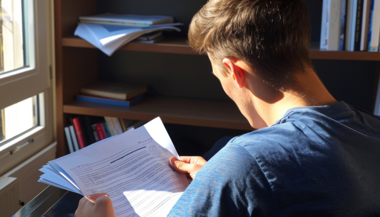 joven tramitando la documentación del Bono Alquiler Joven
