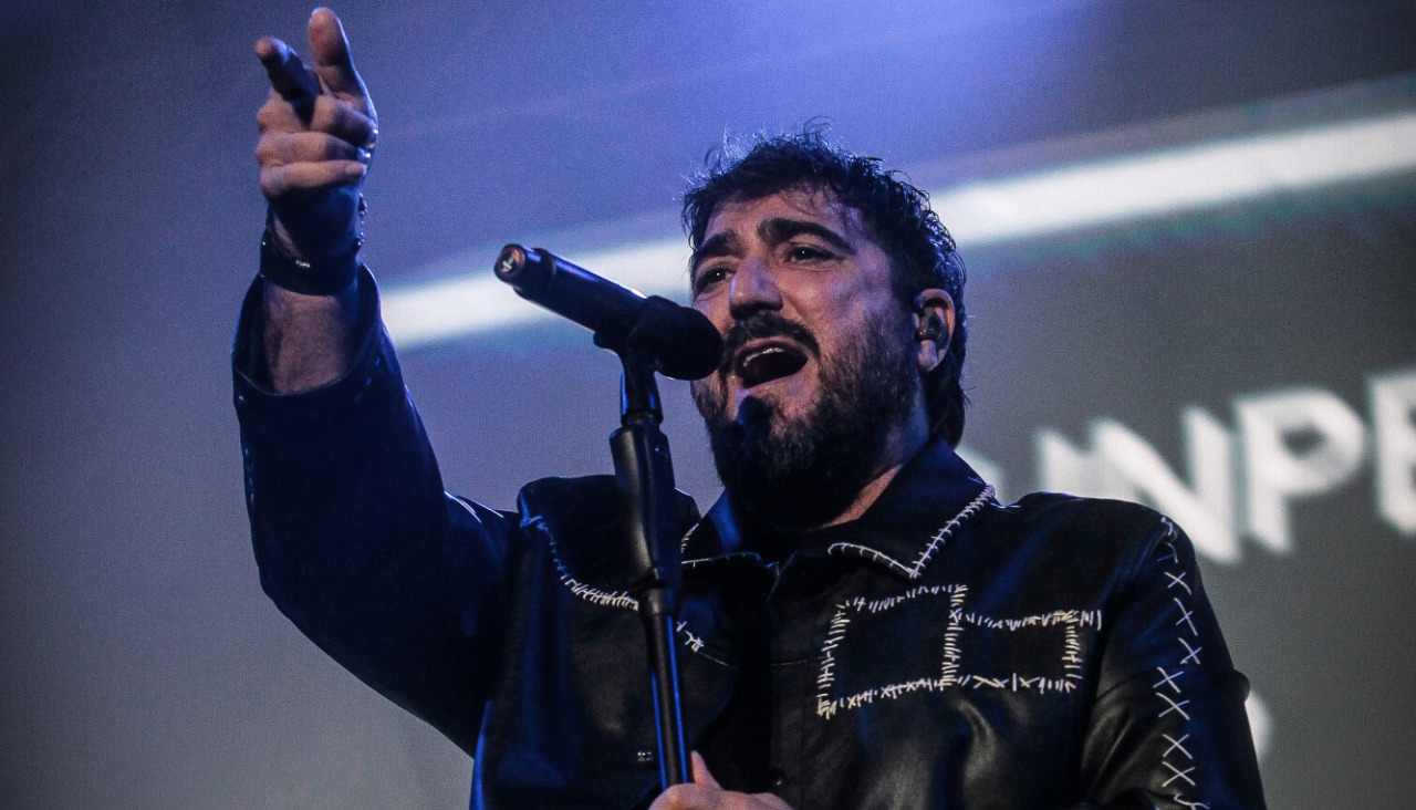 Orozco, muy expresivo, en pleno concierto en el Coliseum | quintana
