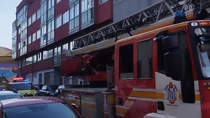 Incendio en la calle Parque en Montealto
