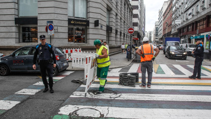 Corte por las obras de Santa Catalina